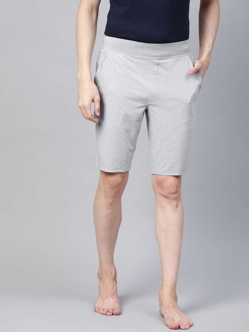 Buy UNDER ARMOUR Men Grey Solid Recover Sleepwear Lounge Shorts Lounge Shorts for Men 12262830 Myntra