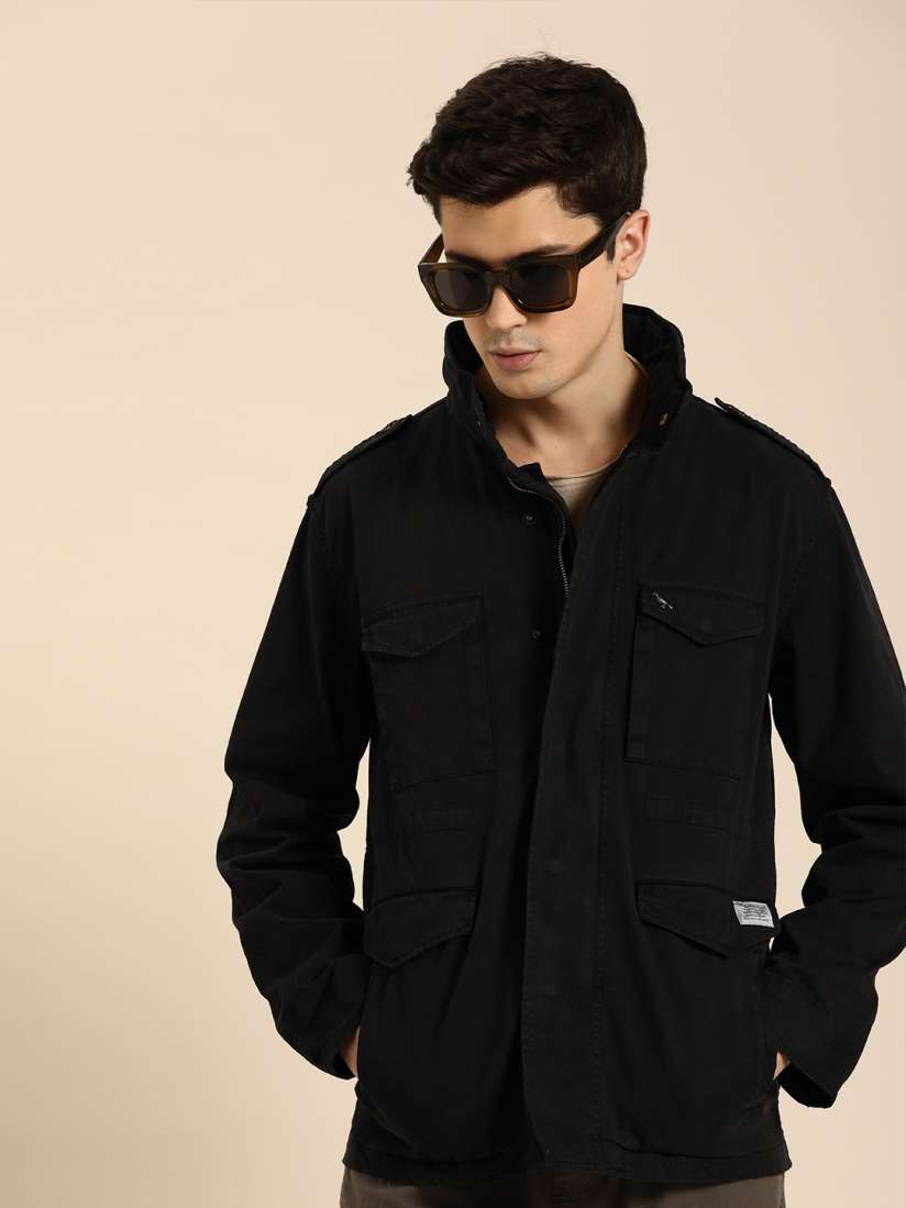 Mens black field jacket new arrivals