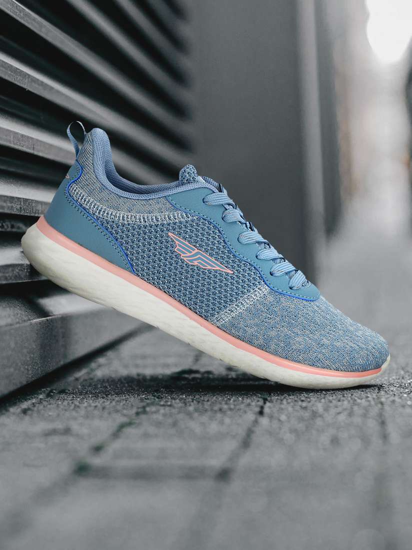 Red Tape Ladies Blue Walking Shoes Red Tape Men Navy Blue Textile