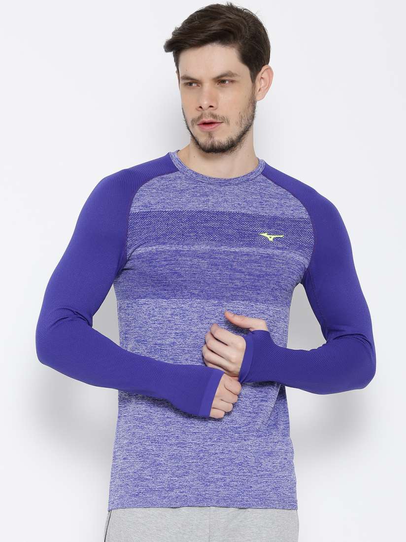 Buy Mizuno Blue Tubular Helix LS T shirt Tshirts for Men 1228456 Myntra