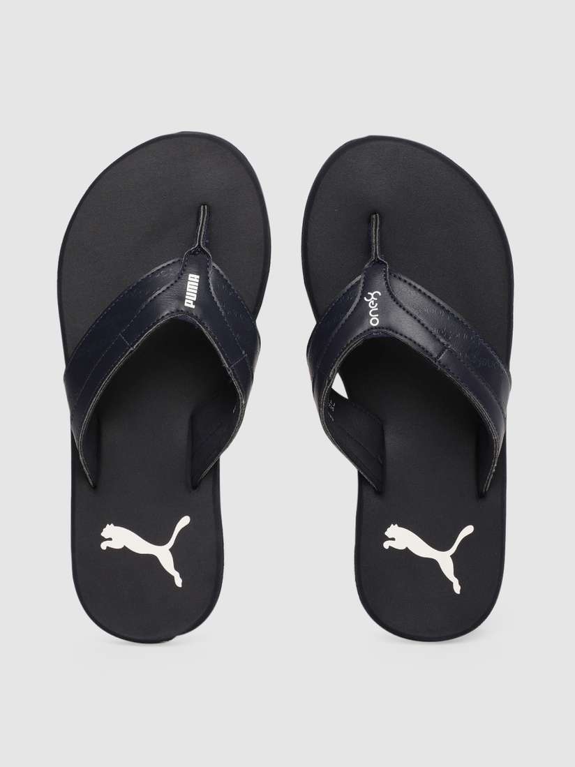 Buy Puma Men Navy Blue White Printed Breeze V4 One8 IDP Thong