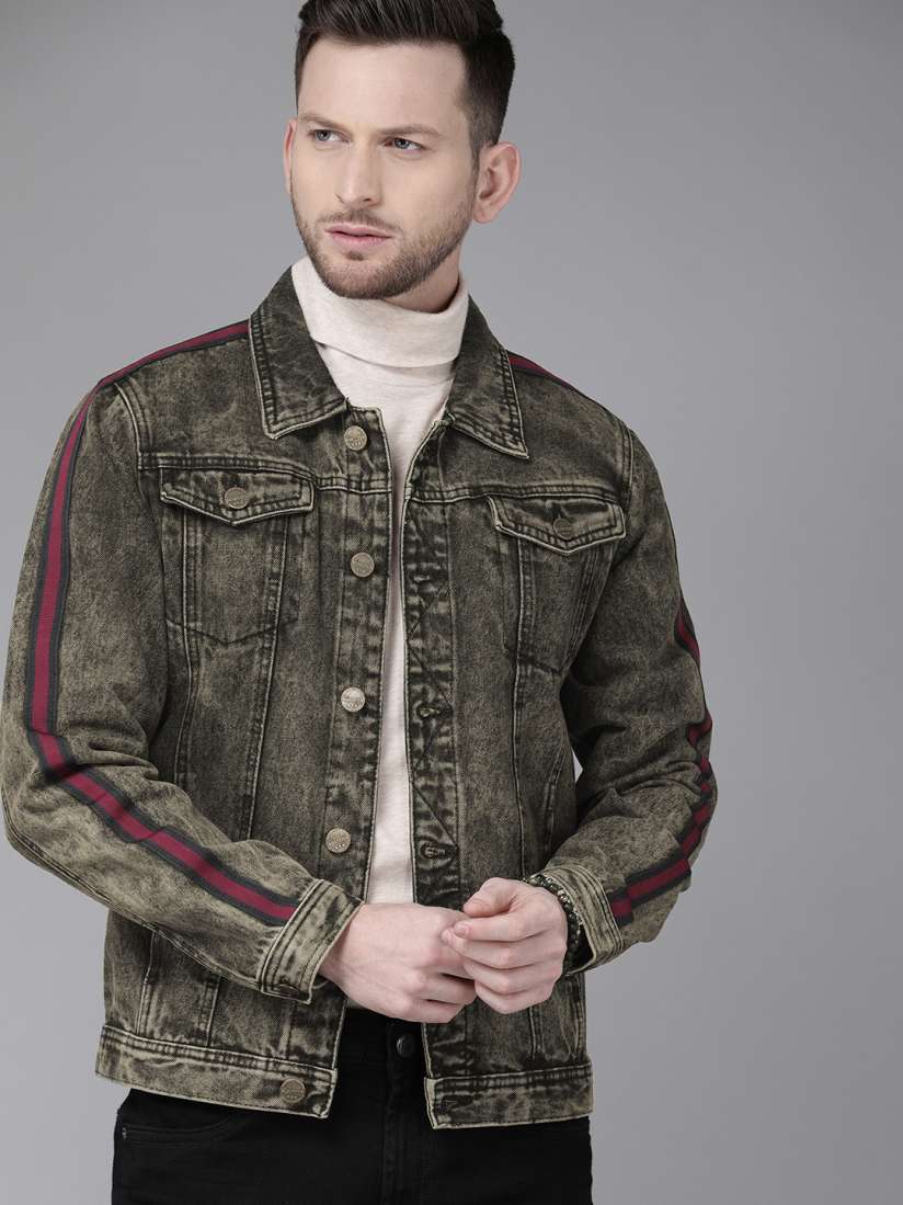 Denim jacket men myntra store