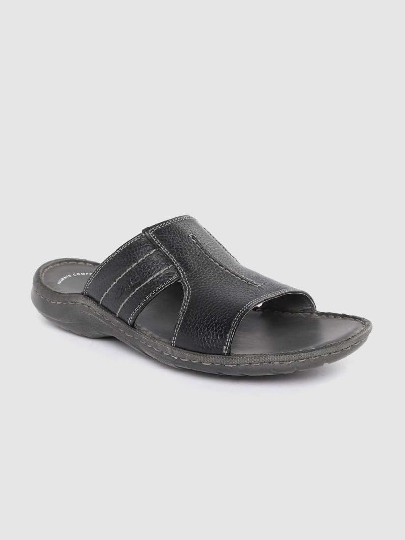 Buy Clarks Men Black Leather Comfort Sandals Sandals for Men 12299232 Myntra