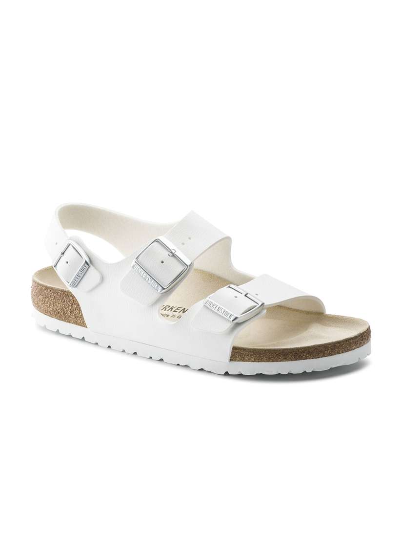 White sandals narrow width cheap