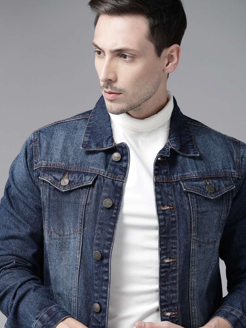Men cotton washed jacket cheap