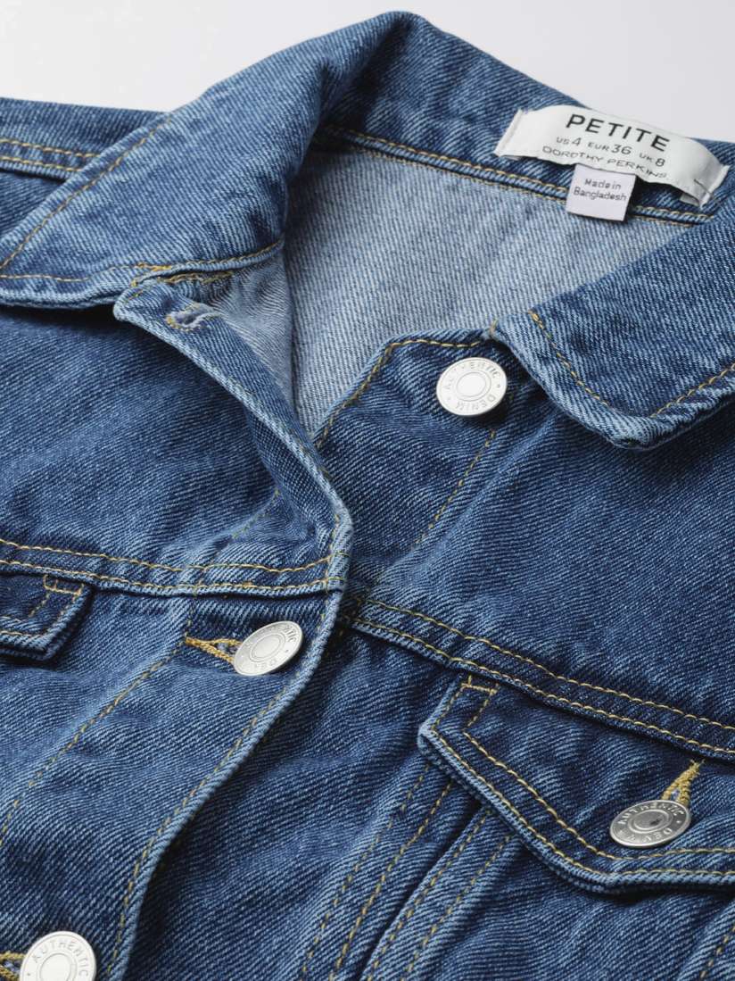 Dorothy perkins petite denim jacket top