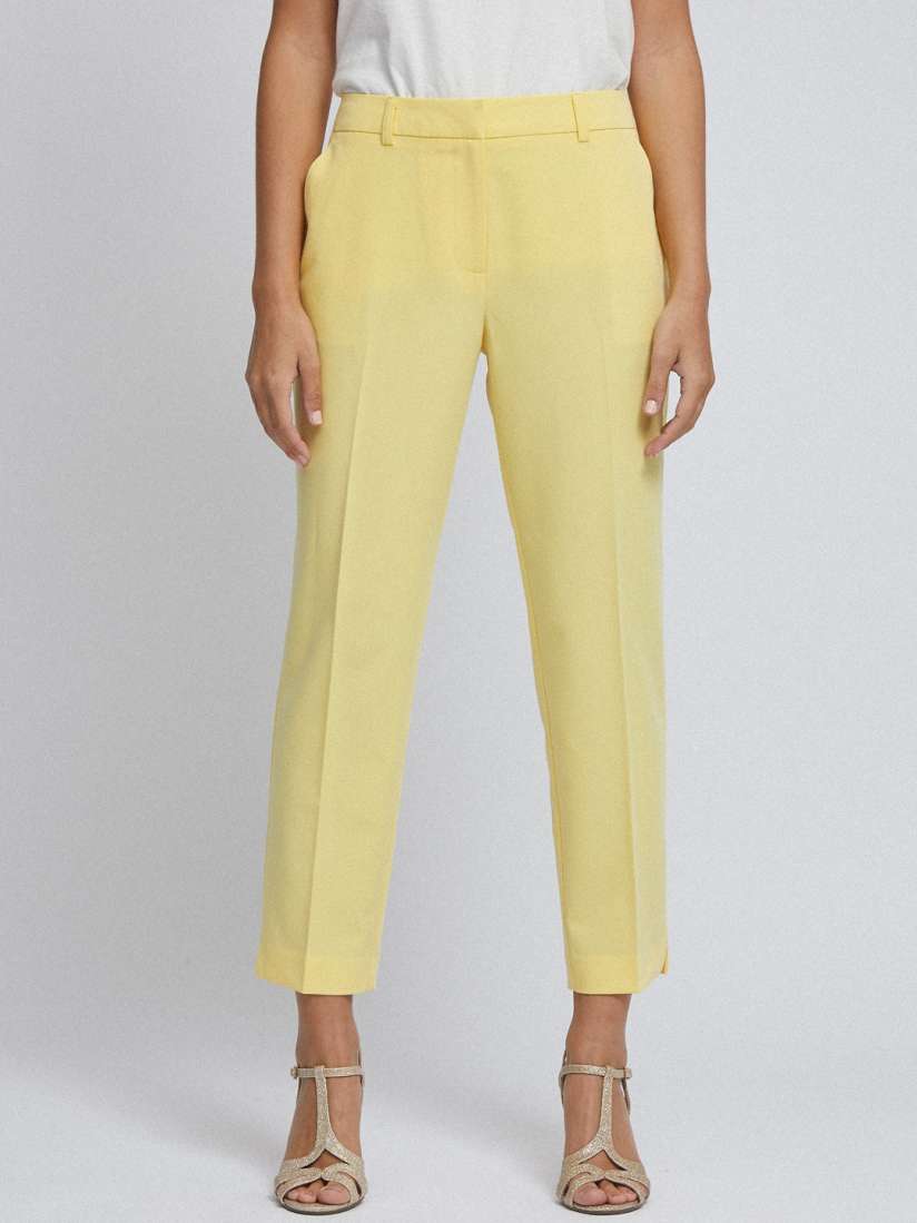 Dorothy perkins yellow trousers hot sale