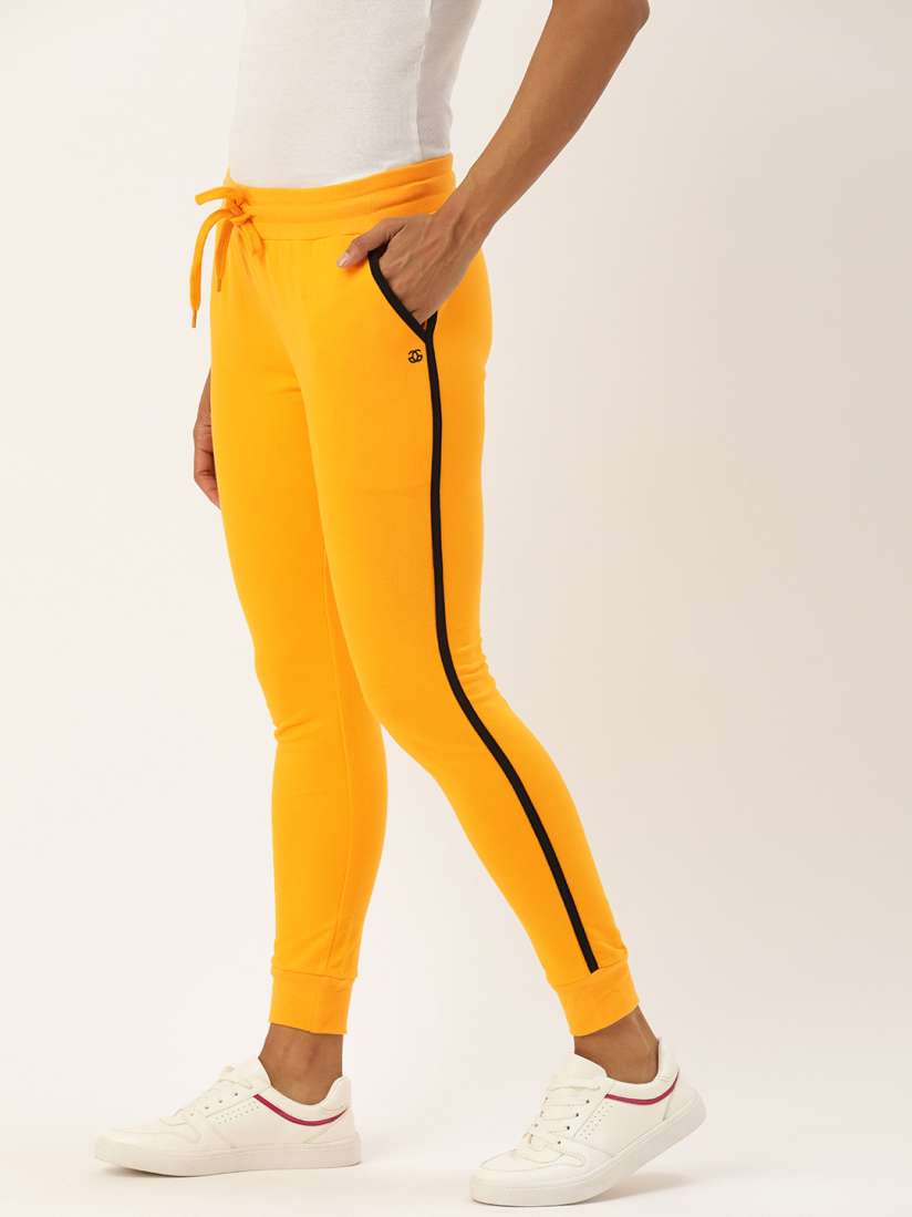 Yellow and black joggers on sale