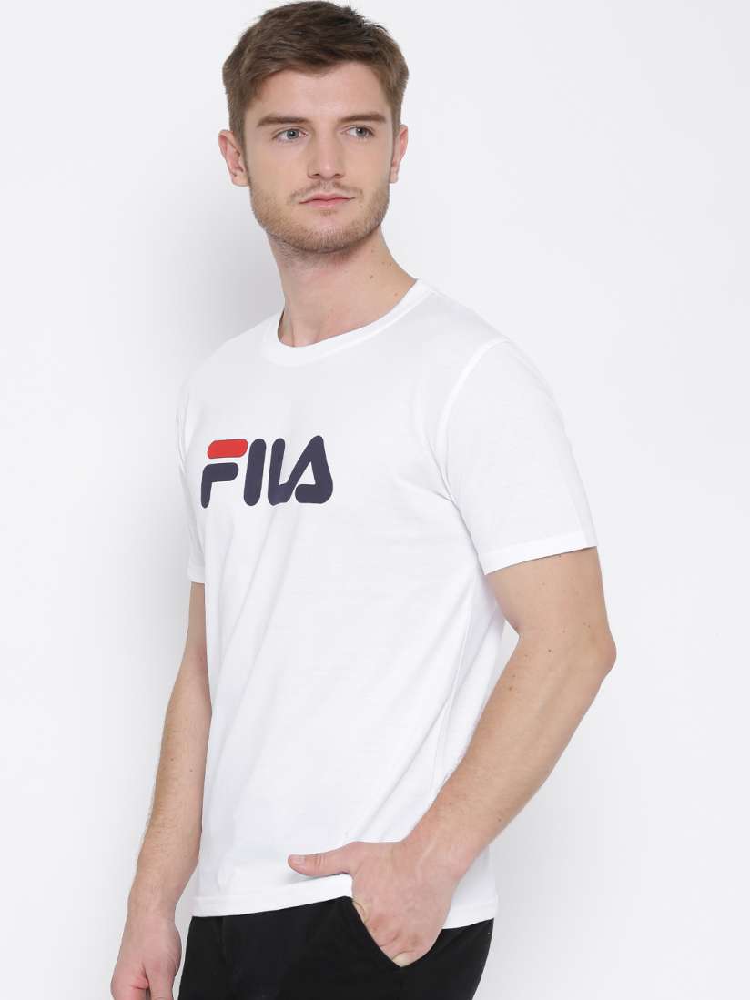 Fila white t shirt online
