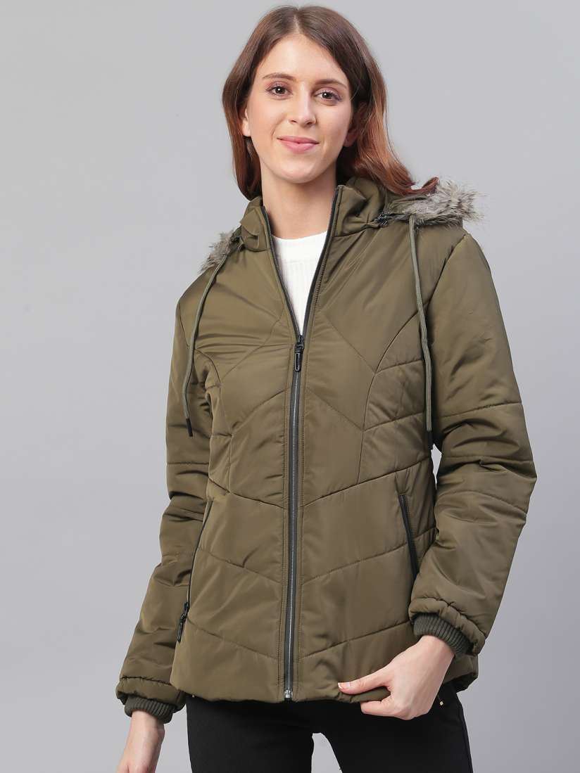 Green lightweight parka womens clearance
