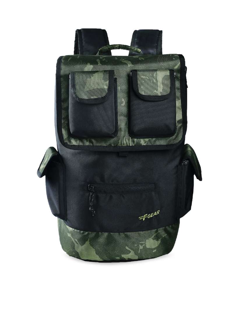 Buy F Gear Unisex Olive Green Black Camouflage Backpack Backpacks for Unisex 12340410 Myntra
