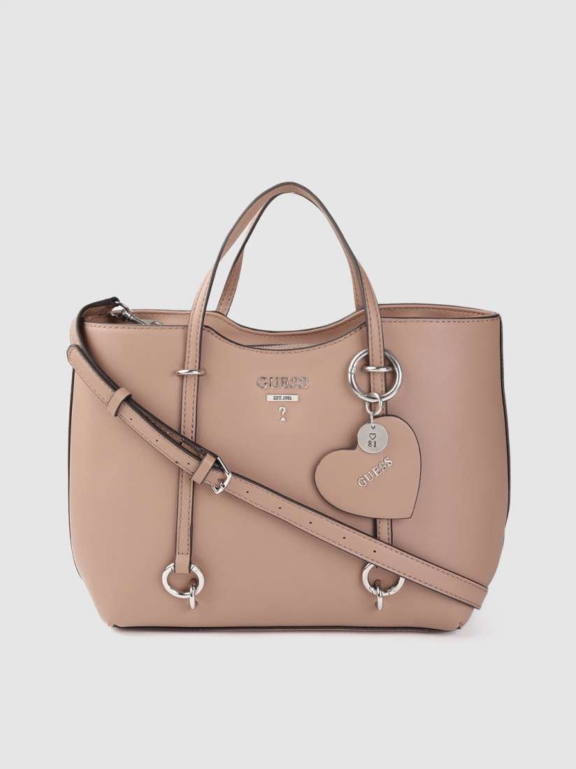 Buy GUESS Brown Solid Handheld Bag Handbags for Women 12343344 Myntra