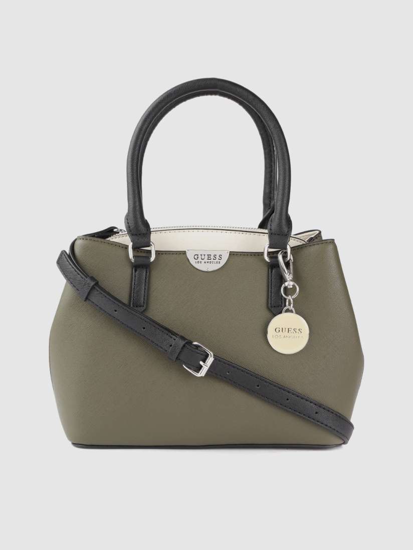 Buy GUESS Women Olive Green Solid Handheld Bag Handbags for Women 12343388 Myntra