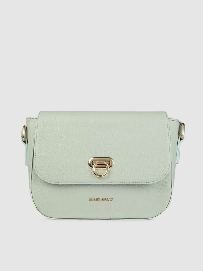 Buy Allen Solly Green Solid Sling Bag Handbags for Women 12344698 Myntra