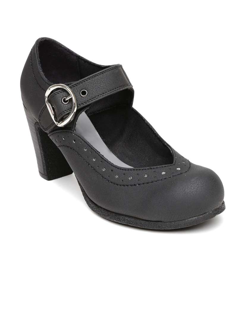 Buy Catwalk Women Black Mary Janes Heels for Women 1234541 Myntra