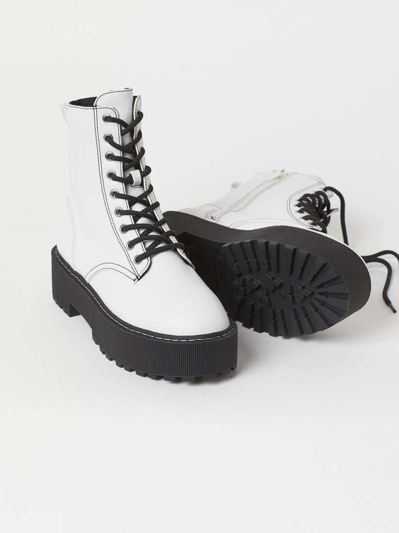 White boots h&m outlet