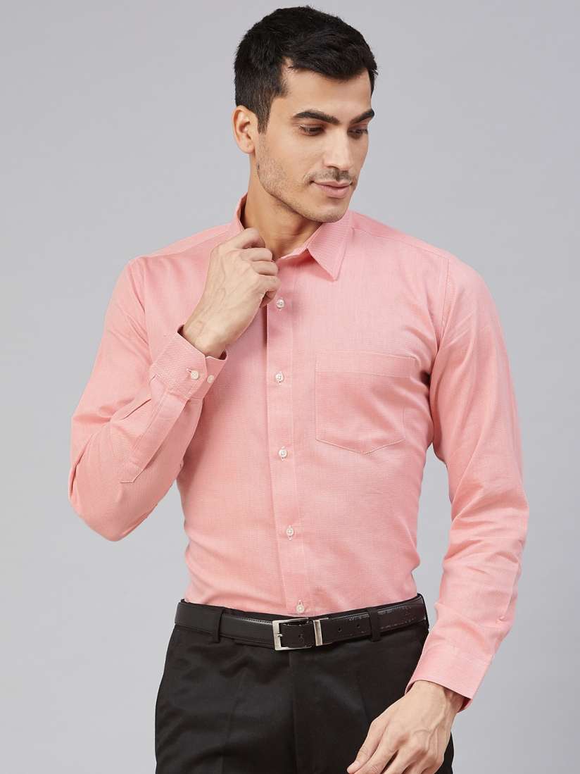 Peach formal shirt top