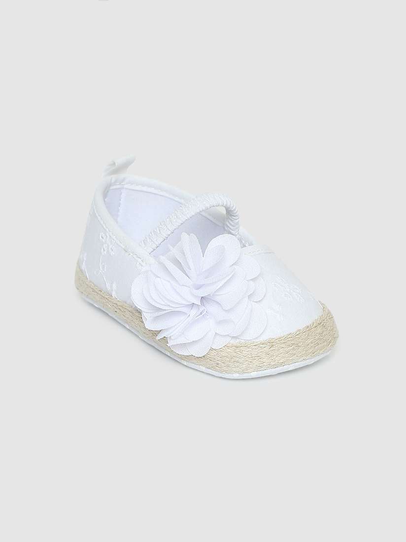 Baby Booties Infant Ballet Shoes Buy Chicco Infant Girls White Self