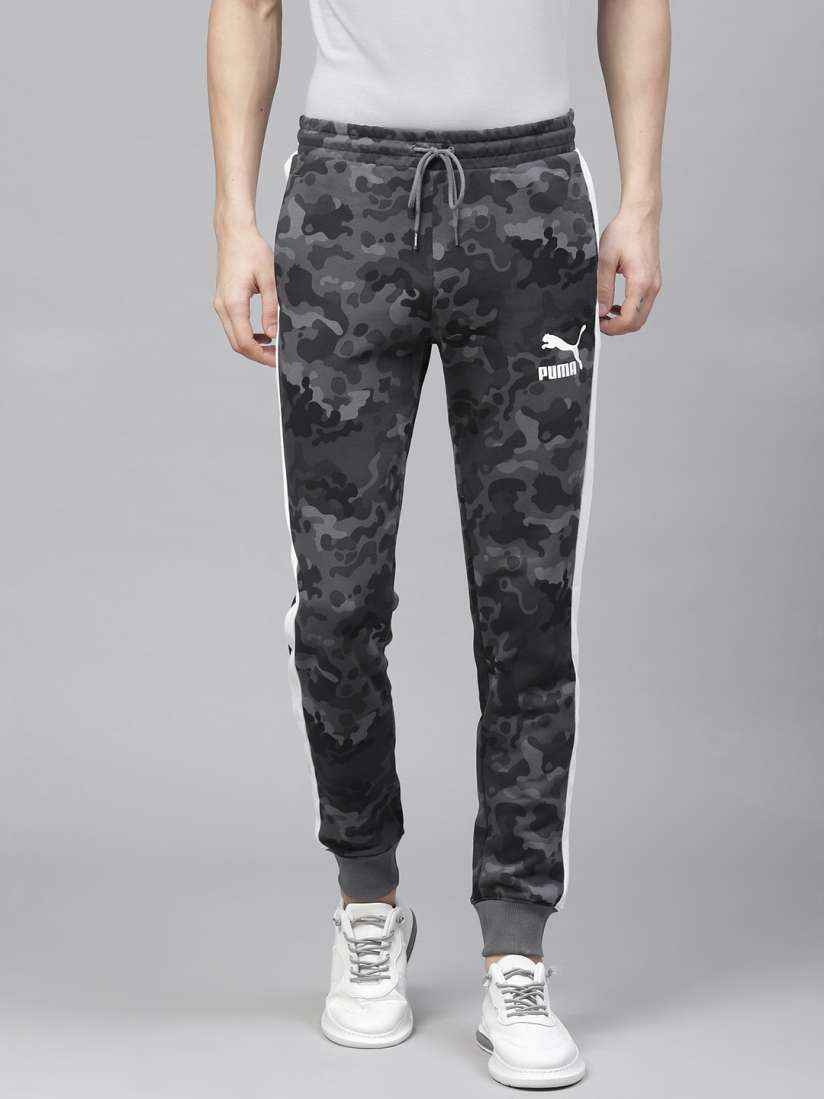 Buy Puma Men Grey Classics Graphics AOP T7 Camouflage Print Sweat Pants Track Pants for Men 12351944 Myntra