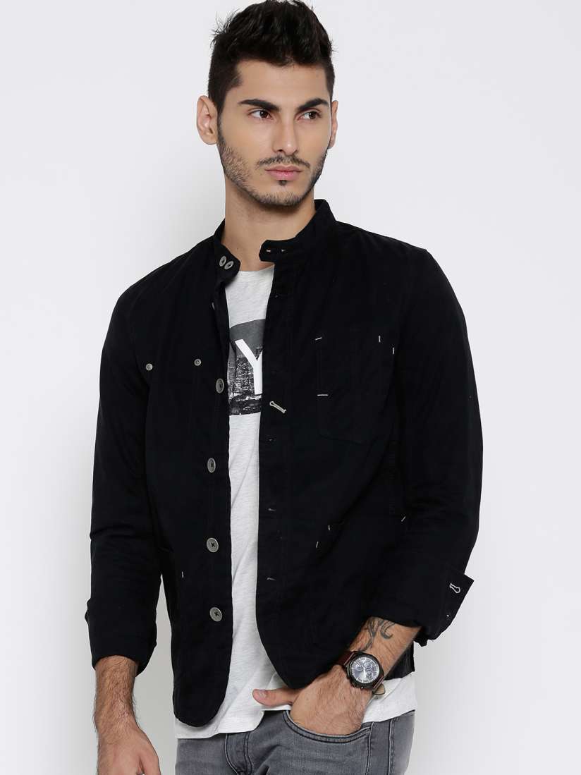 Buy United Colors of Benetton Black Jacket Jackets for Men 1235202 Myntra