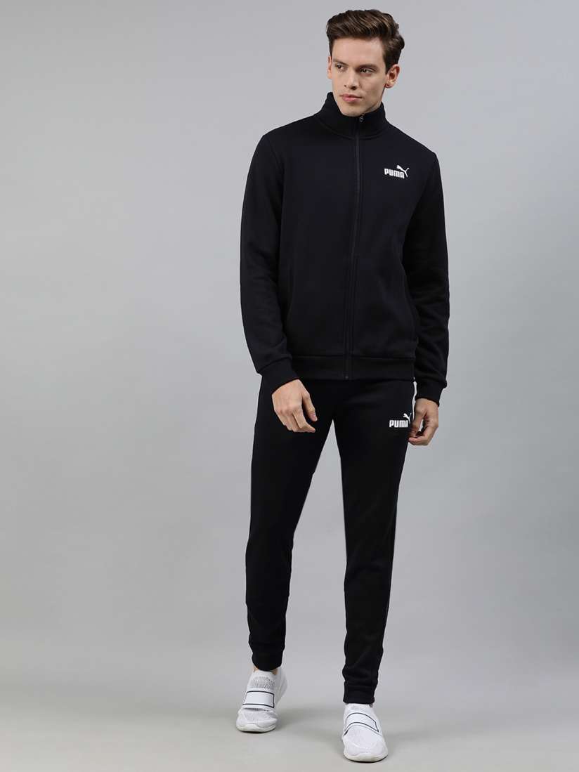 Men's puma black tracksuit online