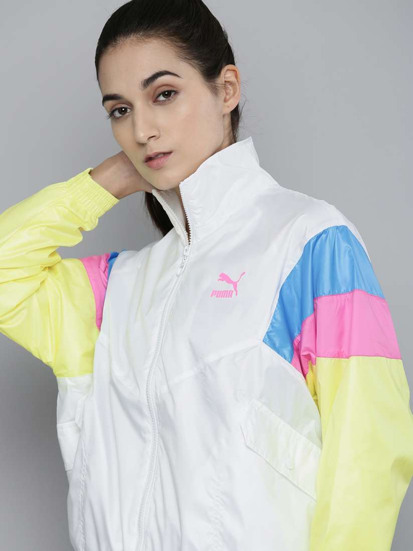 Buy Puma Women White TFS Woven Track Jacket Jackets for Women 12353142 Myntra