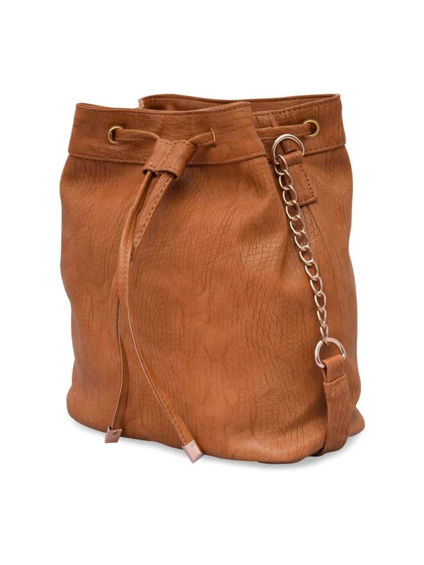 Buy Lychee bags Beige Solid Sling Bag Handbags for Women 12354050 Myntra