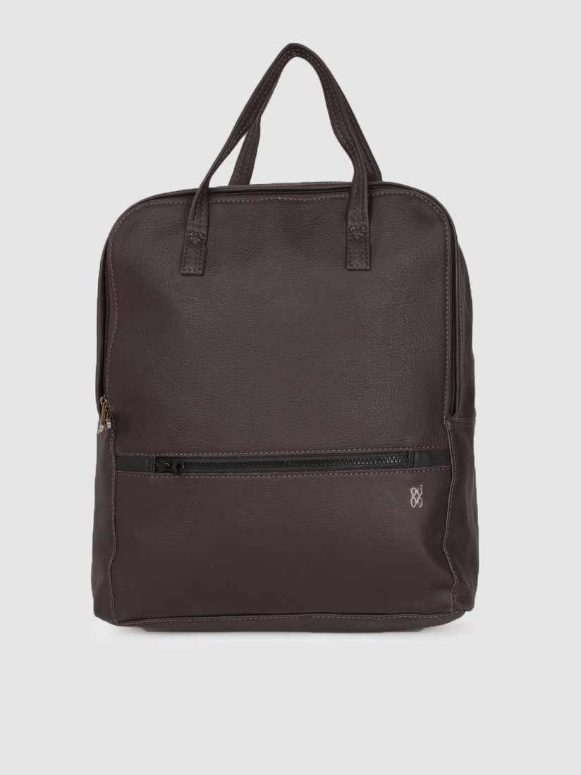 Buy Baggit Women Brown Solid Laptop Backpack Backpacks for Women 12354958 Myntra