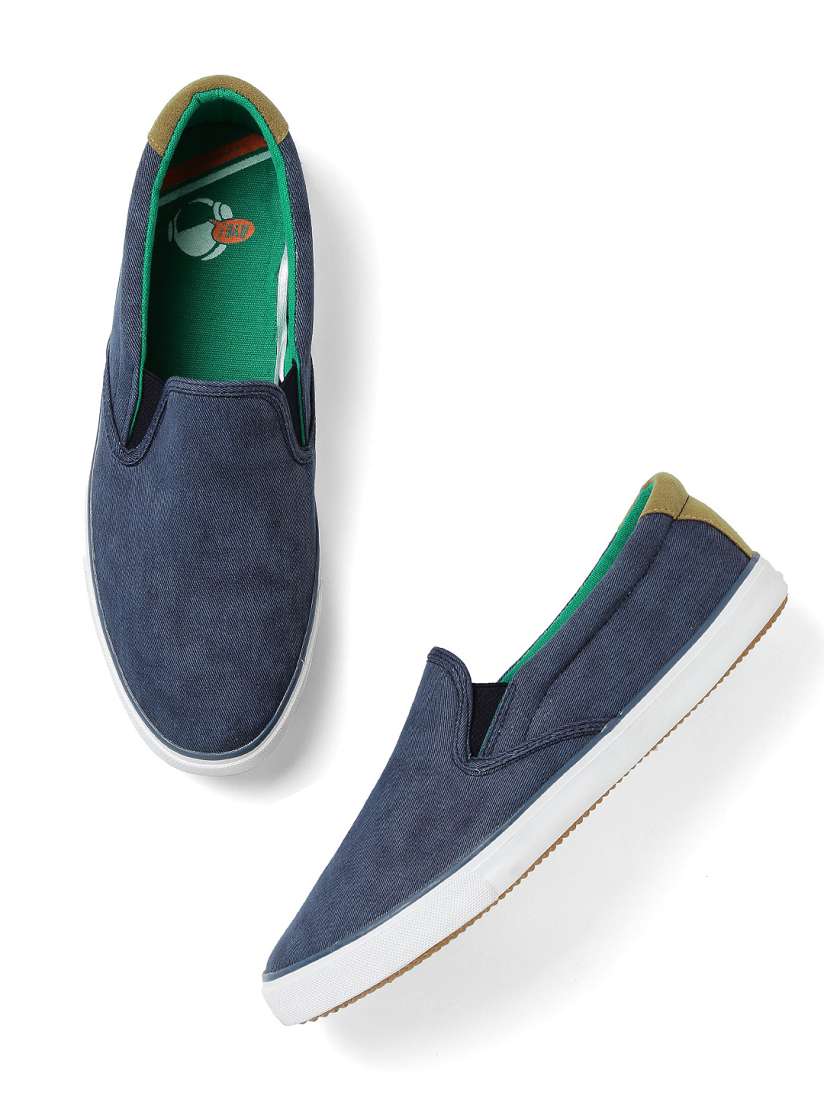 Buy Kook N Keech Men Navy Denim Loafers Casual Shoes for Men 1235634 Myntra
