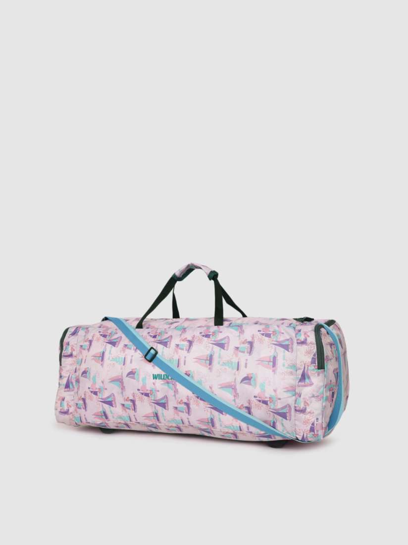 Buy Wildcraft Unisex Pink Purple Printed Power Duffel Bag Duffel Bag for Unisex 12356568 Myntra