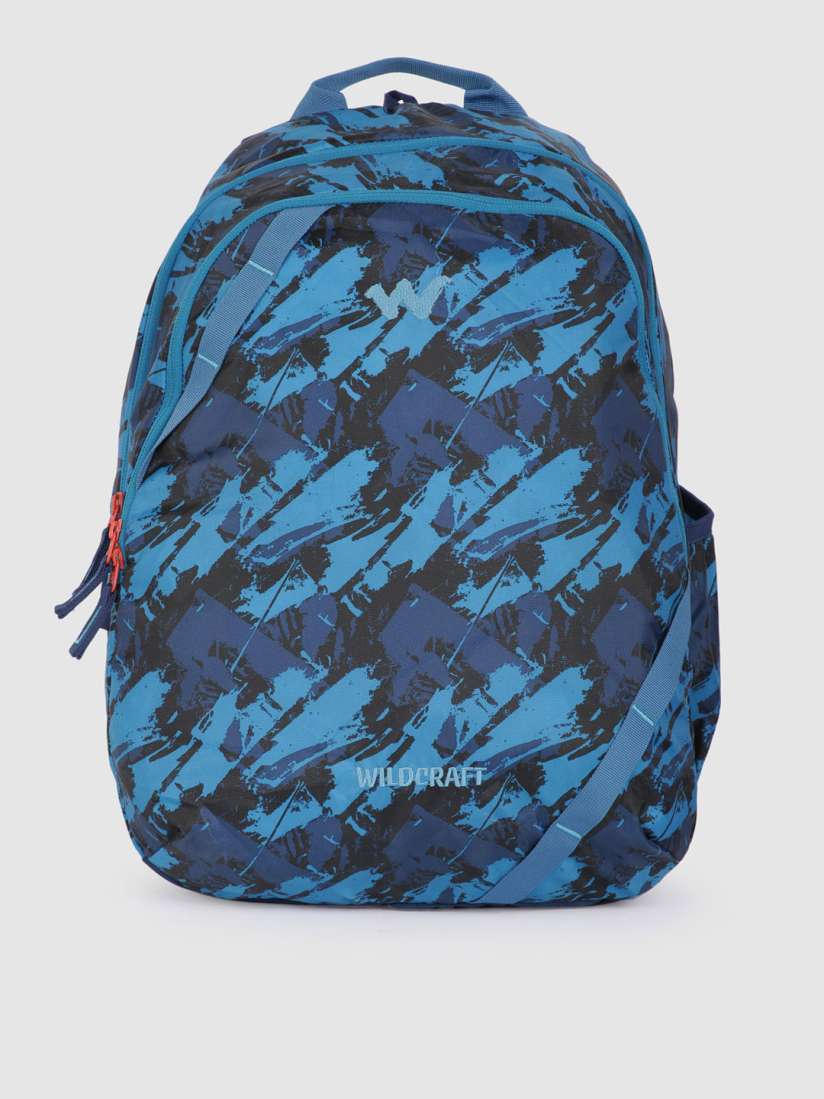 Wildcraft blue graphic backpack outlet