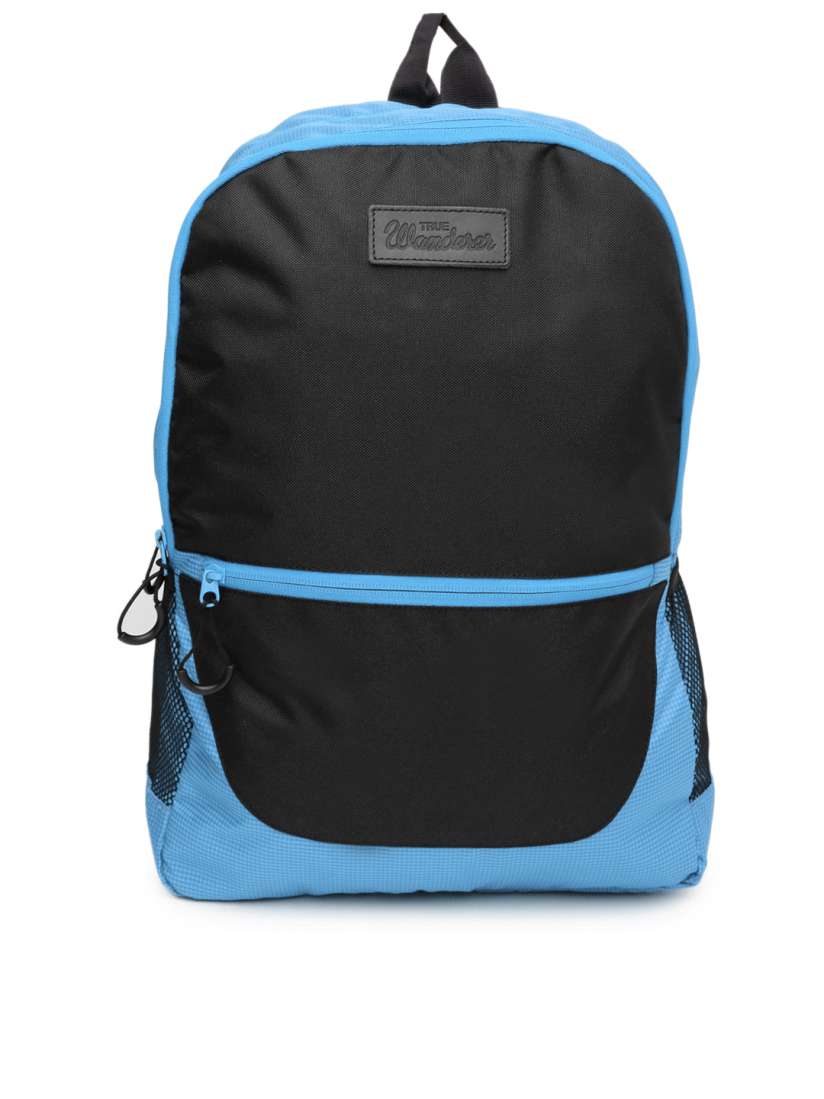 Buy WAC by Wrangler Unisex Black Blue Drift Backpack Backpacks for Unisex 1235875 Myntra