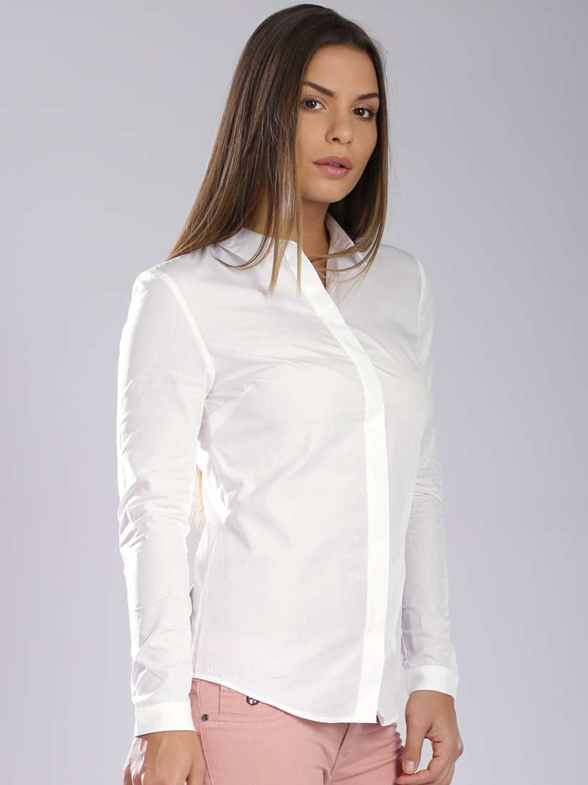 Calvin klein white shirt womens deals