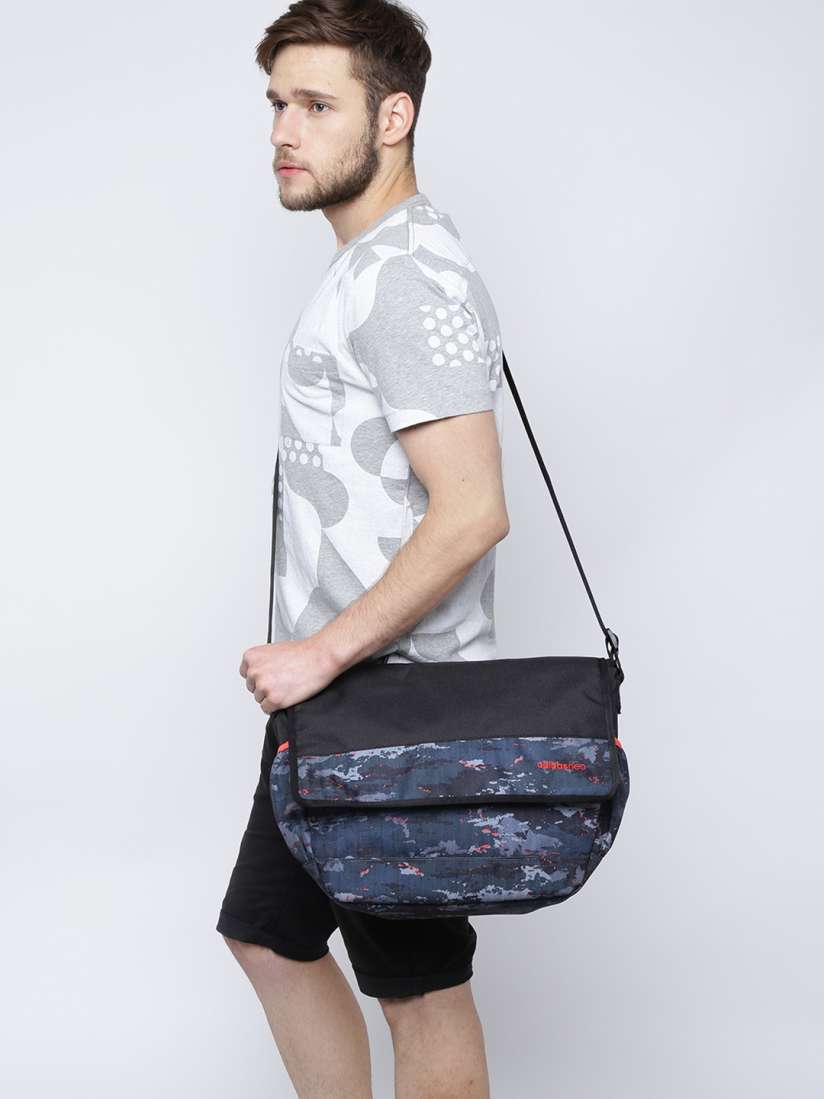 Buy ADIDAS NEO Men Black Daily Camouflage Print Messenger Bag Messenger Bag for Men 1236413 Myntra