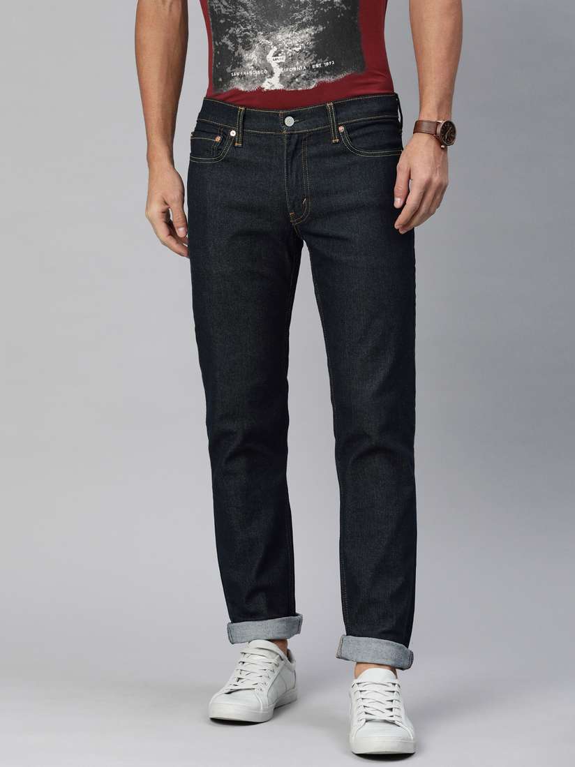 Buy Levis Men Blue 511 Slim Fit Mid-Rise Clean Look Stretchable Waterless  Jeans - Jeans for Men 12365376 | Myntra