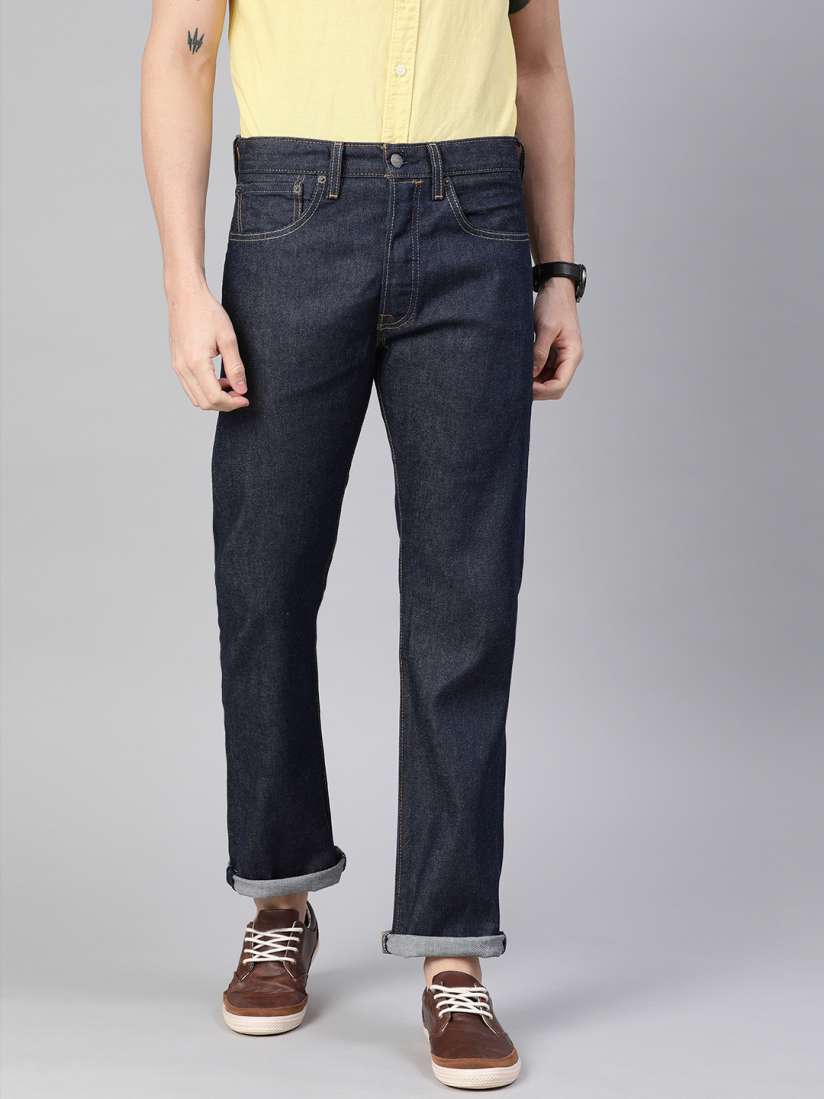 Navy blue levis outlet