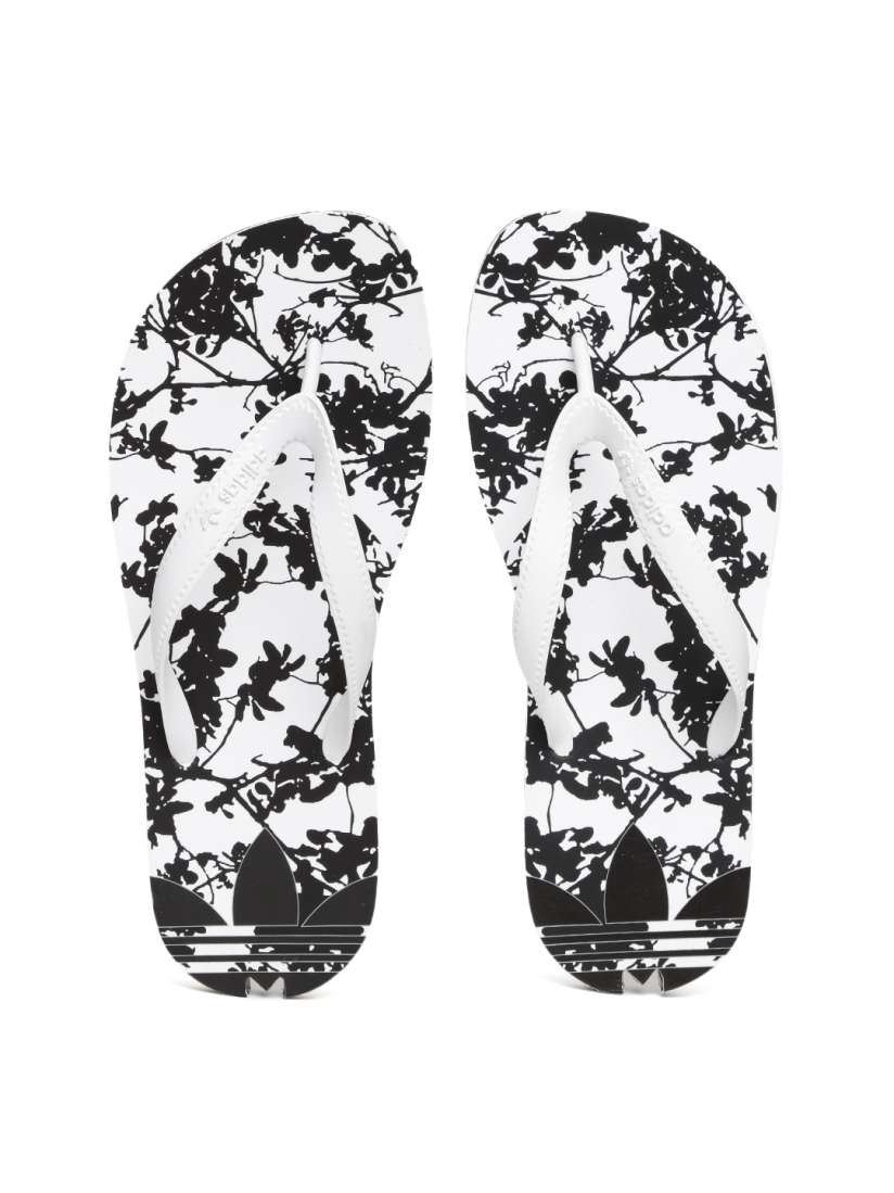 Buy ADIDAS Originals Women White Black ADISUN Printed Flip Flops Flip Flops for Women 1236884 Myntra