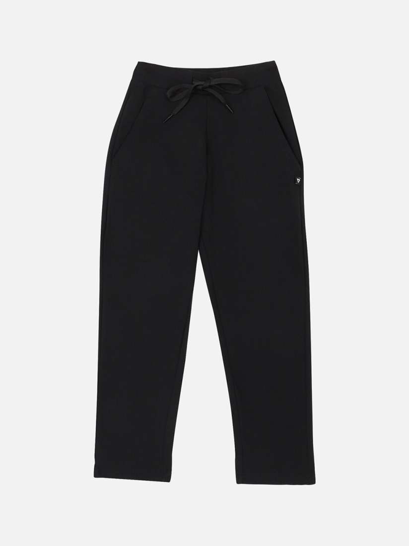 Buy PROTEENS Girls Black Solid Slim Fit Track Pants Track Pants for Girls 12369040 Myntra