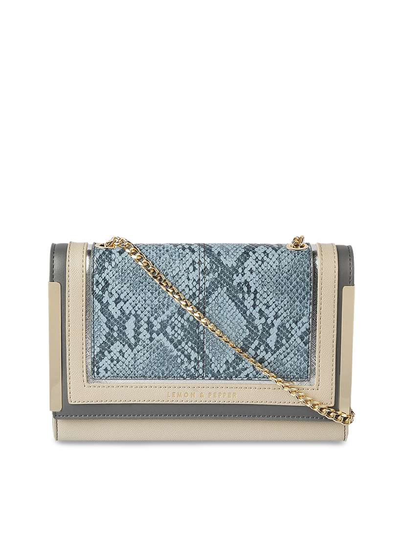 Buy LEMON PEPPER Blue Printed Sling Bag Handbags for Women 12369780 Myntra