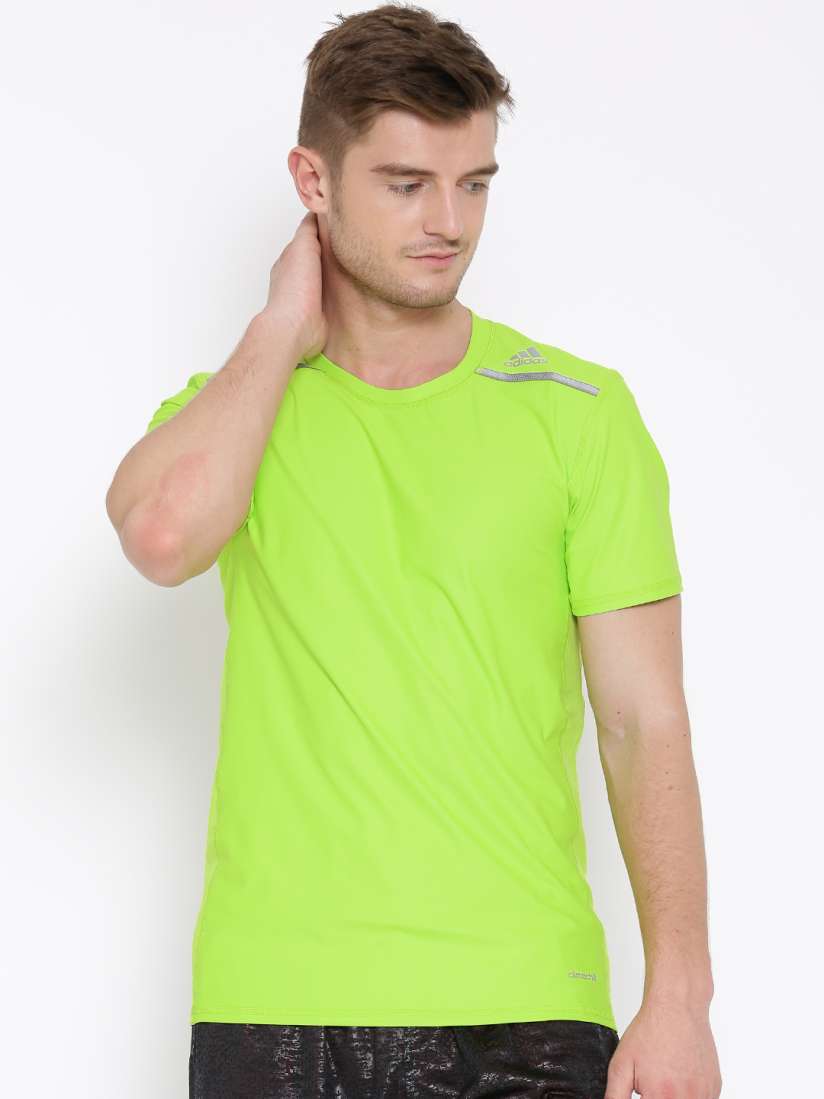Lime green adidas t shirt deals