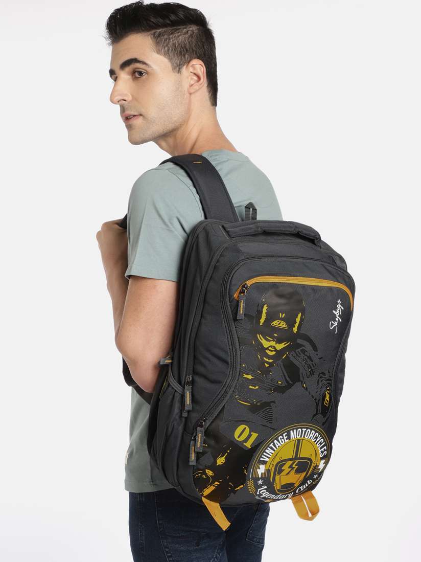 Skybags xcide plus 45 ltrs black casual backpack deals