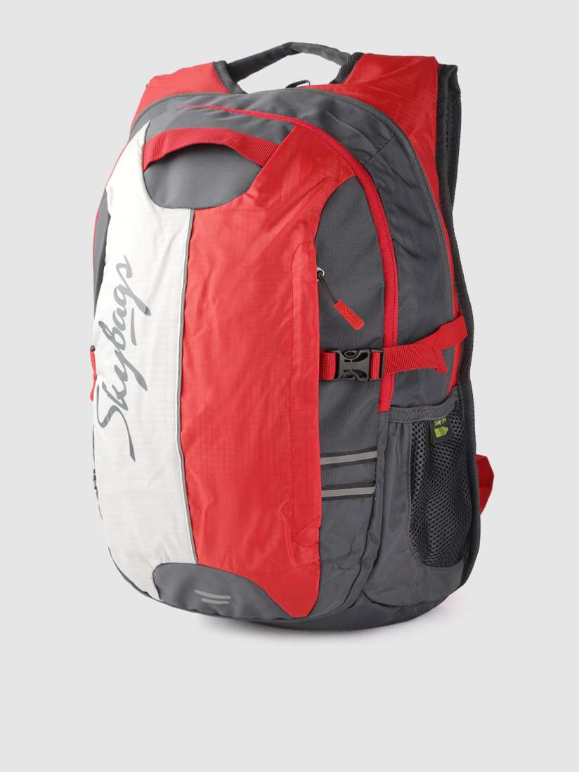 Buy Skybags Unisex Red Grey Colourblocked 15 Inch Laptop Backpack Backpacks for Unisex 12383072 Myntra