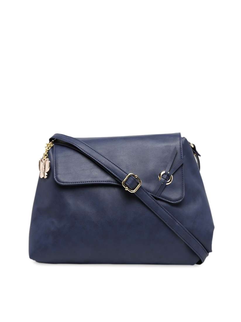 Buy Butterflies Navy Blue Solid Sling Bag Handbags for Women 12383878 Myntra