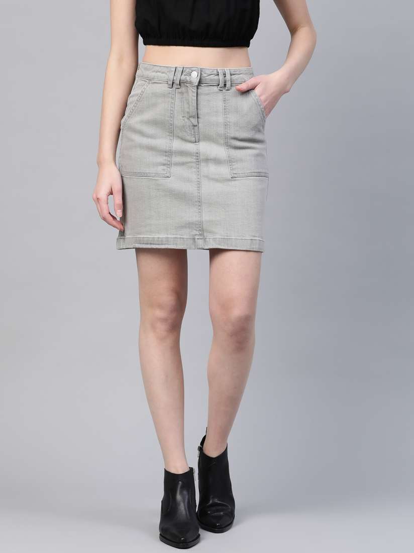 Grey skirt marks and spencer top