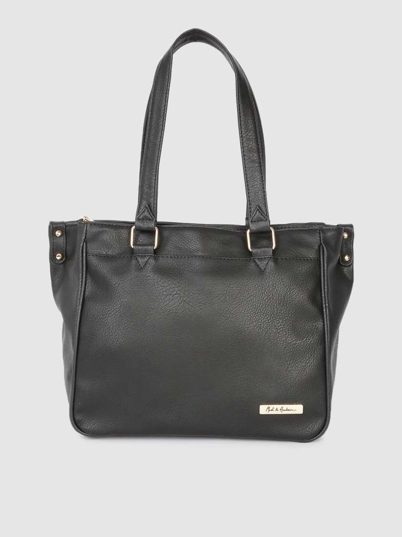 Buy Mast Harbour Black Solid Shoulder Bag Handbags for Women 12387898 Myntra