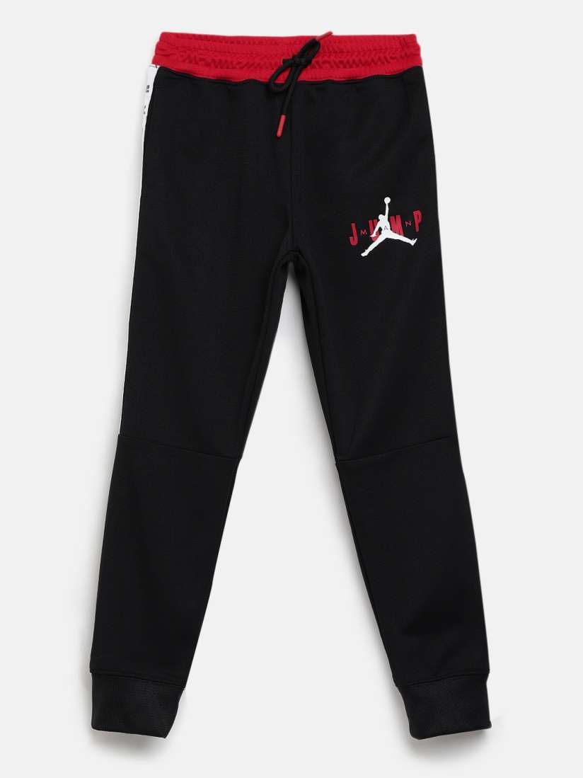 Buy Jordan Boys Black Solid Jumpman Tricot Joggers Track Pants for Boys 12393280 Myntra