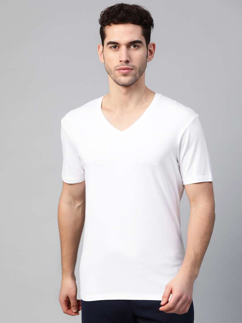 Buy Marks Spencer Men White Solid Innerwear Vest T141680AWHITE Innerwear Vests for Men 12394484 Myntra