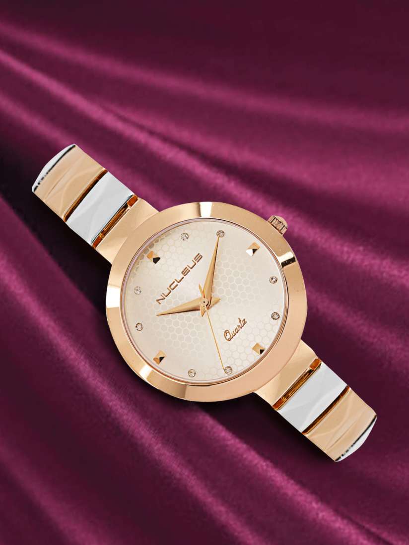 Buy Nucleus Women Rose Gold Silver Analogue Watch NBLRGTTi Watches for Women 12399982 Myntra