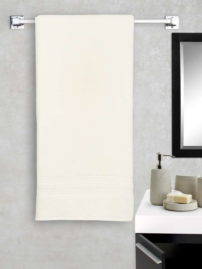 Buy SPACES Swift Dry Off White 100 Nano Spun Cotton Bath Towel Bath Towels for Unisex 1240523 Myntra