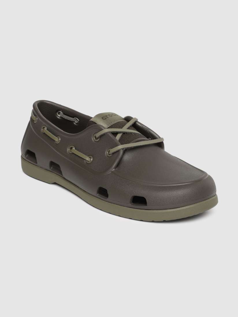 Buy Crocs Men Brown Solid Classic Boat Shoes Casual Shoes for Men 12408130 Myntra